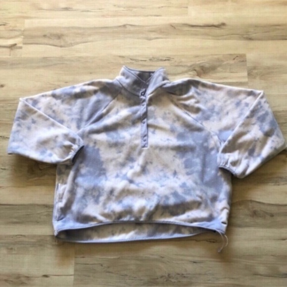 Hollister Blue and White Tie-Dye Sweater - Picture 2 of 8